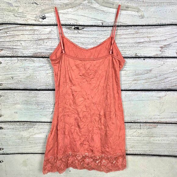 Maurices Coral Lace Trim Cami Tank Top S - Picture 3 of 6